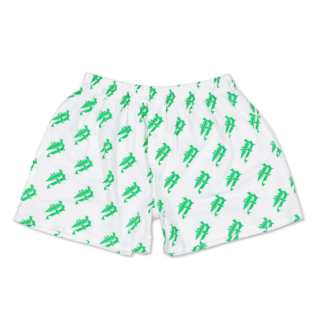 "A" LOGO BOXERS (GREEN)