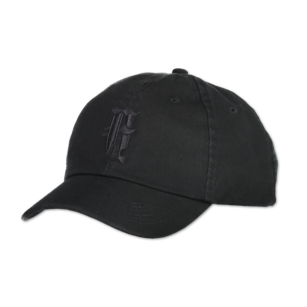 "A" LOGO HAT (BLACK)