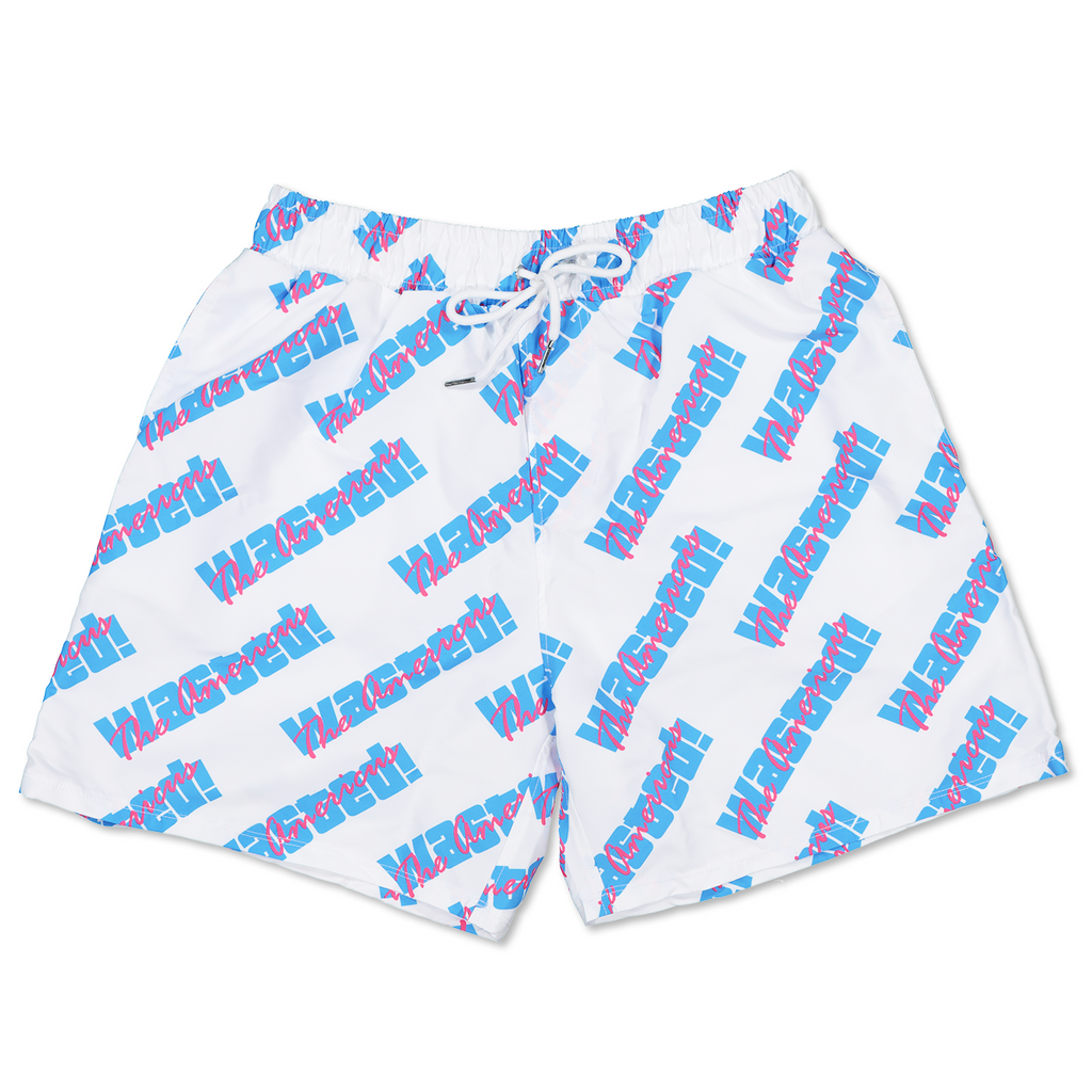 WASTED SWIM SHORTS (WHITE)
